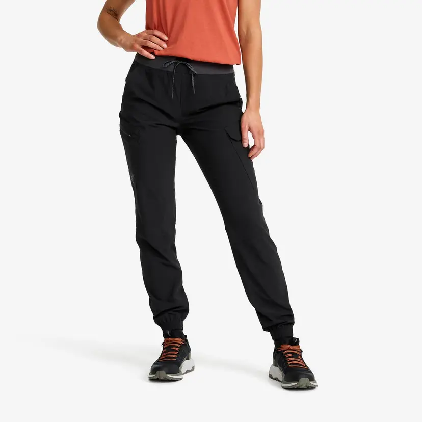 RevolutionRace Verge Stretch Cargo Pants Dame Black