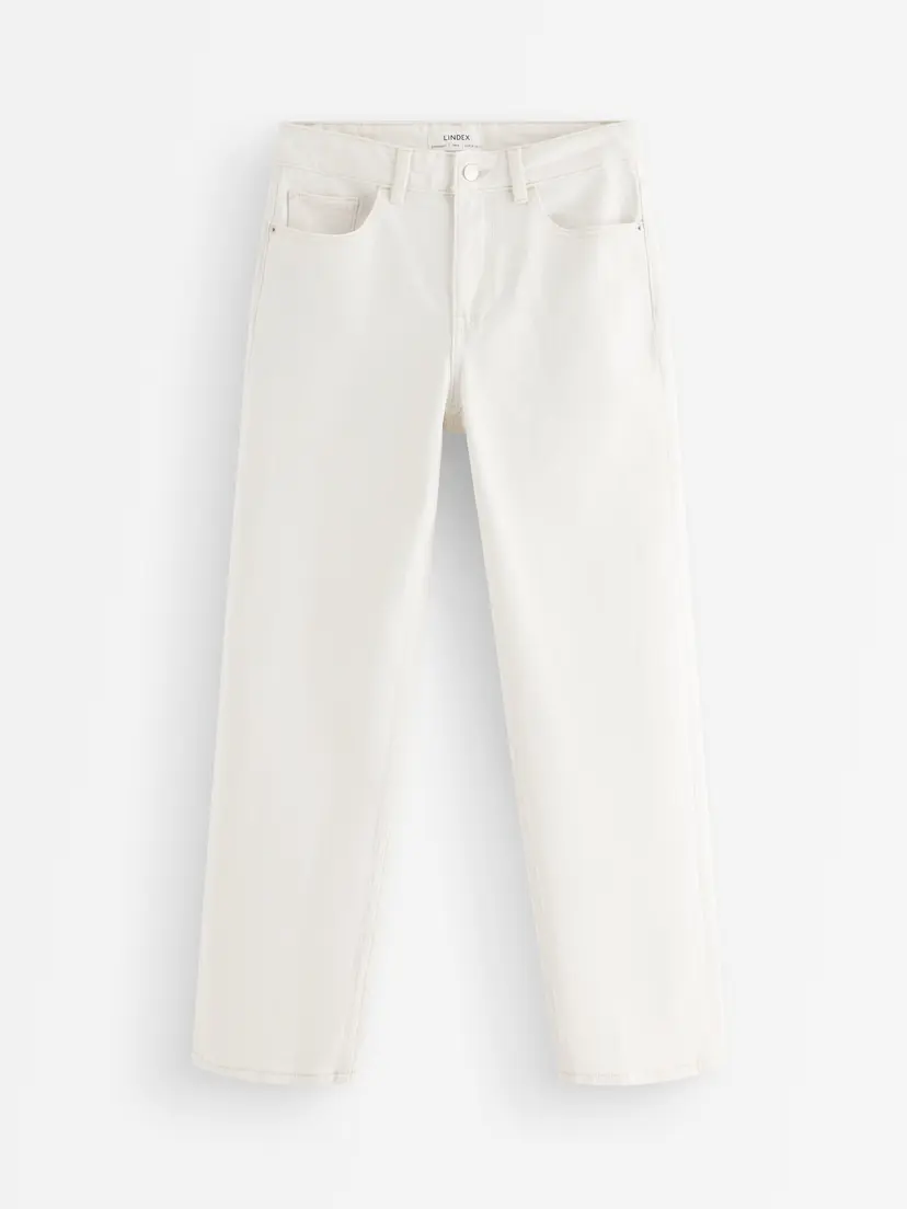 Lindex STRAIGHT Nea cropped jeans med lett stretch
