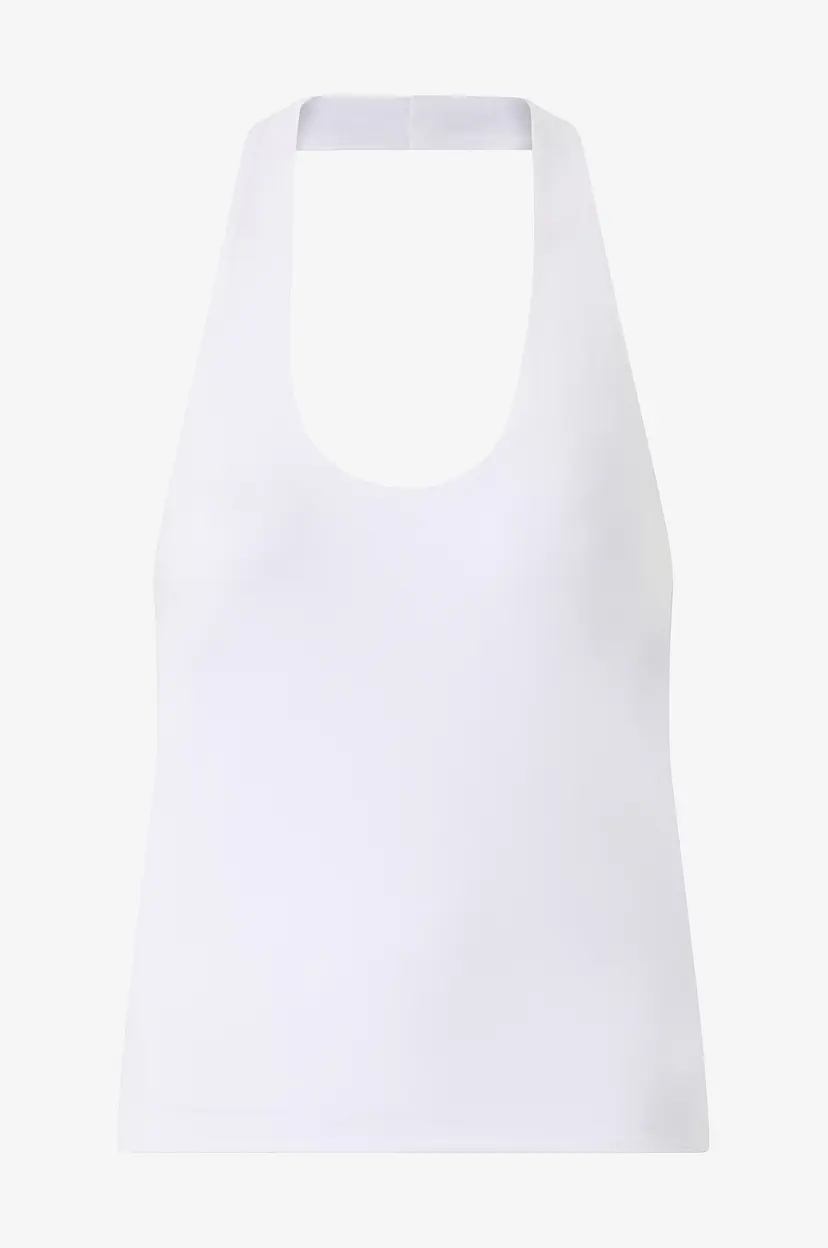 Gina Tricot Topp Halterneck - Hvit
