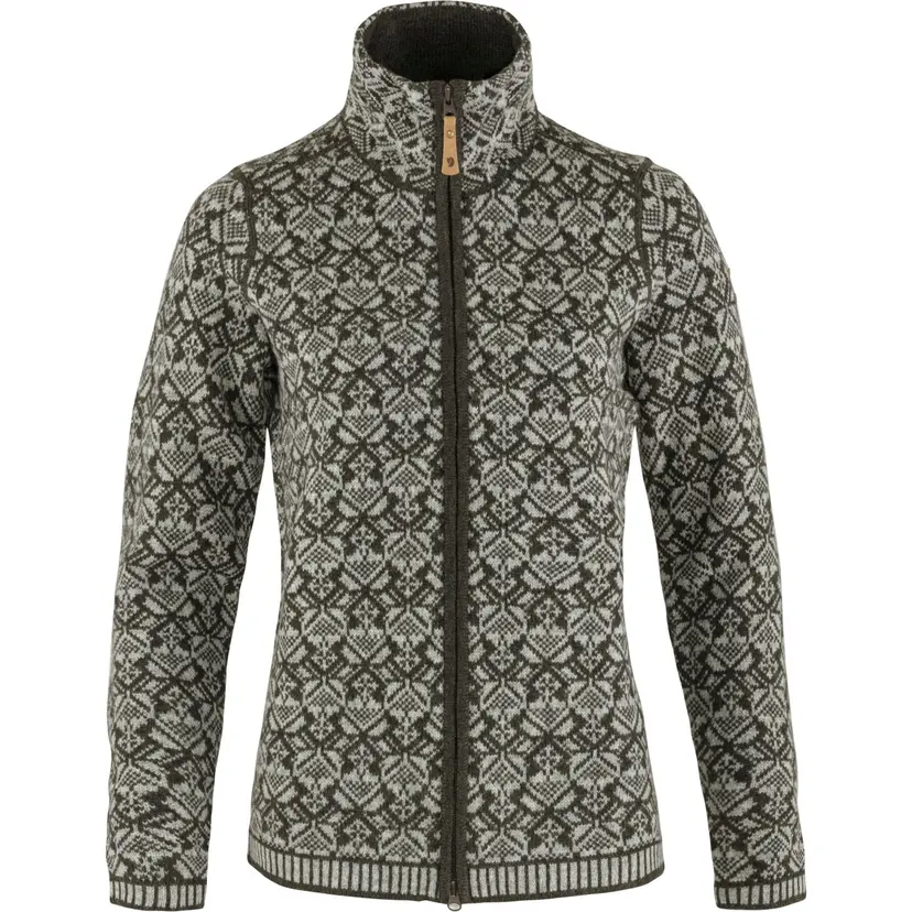 Fjällräven Fjällräven Women's Snow Cardigan Dark Olive