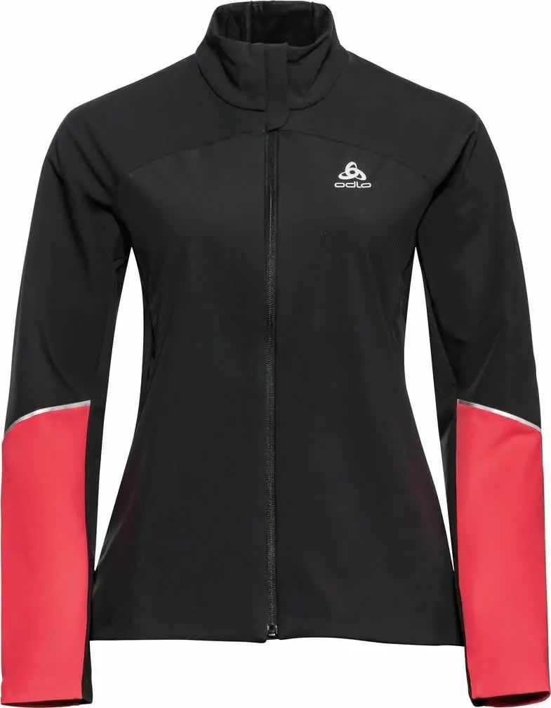 Odlo Odlo Women's Engvik Jacket Black/Poppy Red