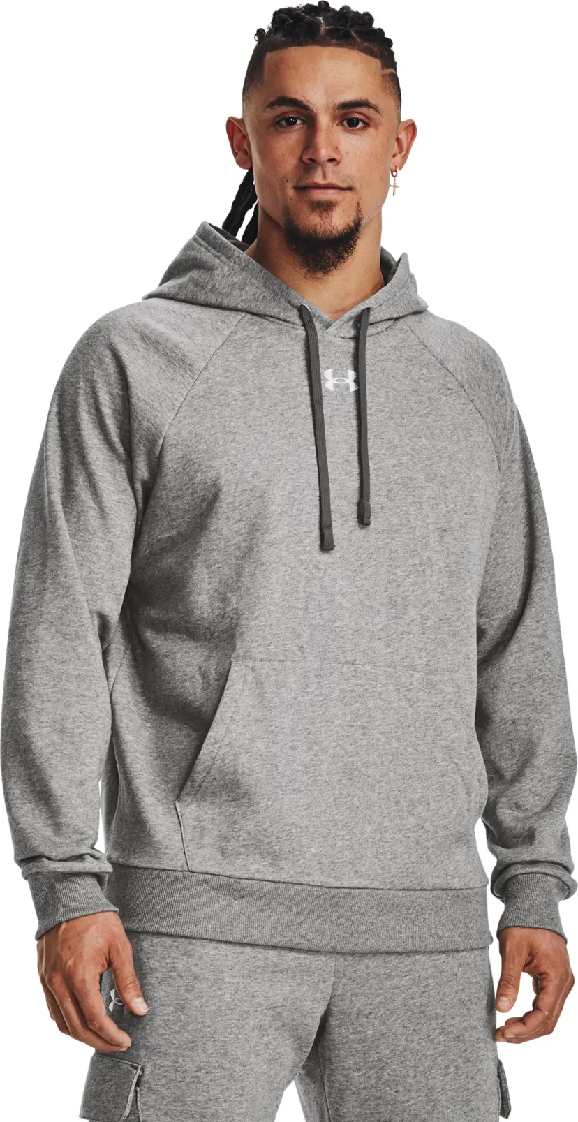 Under Armour Under Armour Men's UA Rival Fleece Hoodie Castlerock Light Heather