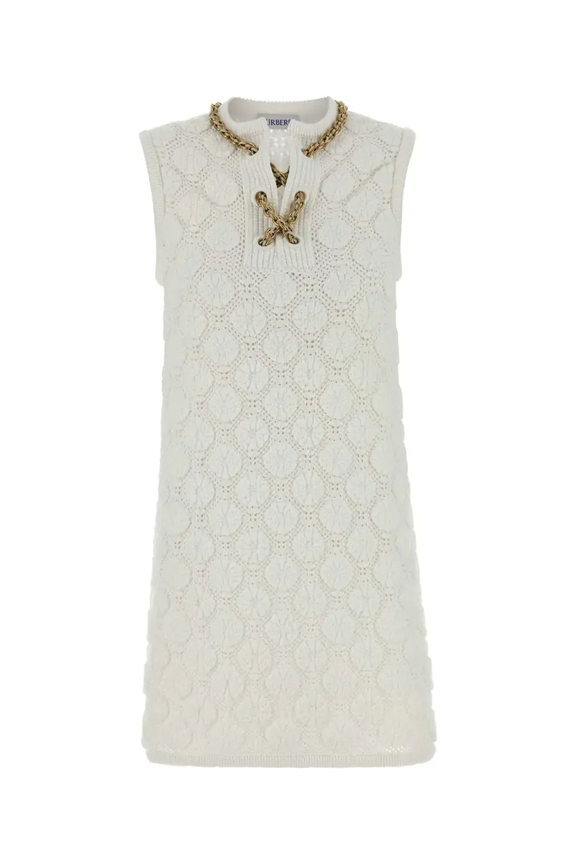 Burberry Burberry Midikjoler – Hvit