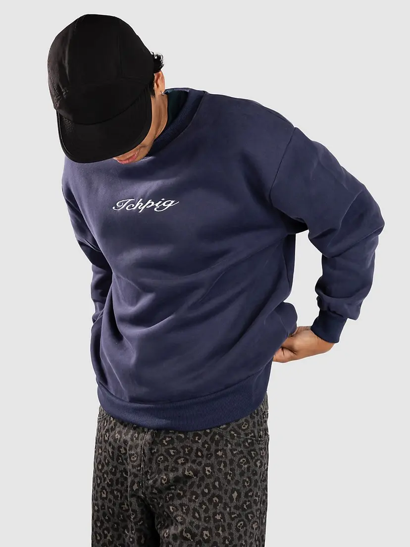 ICHPIG ICHPIG Legacy Script Crew Genser blå