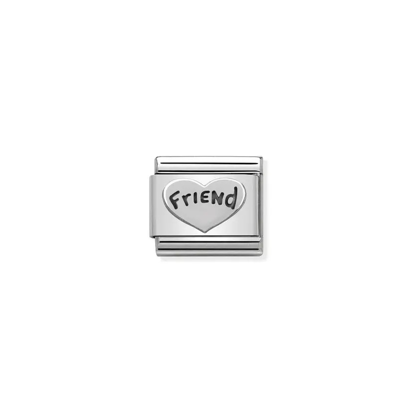 Nomination Friend Heart Silver