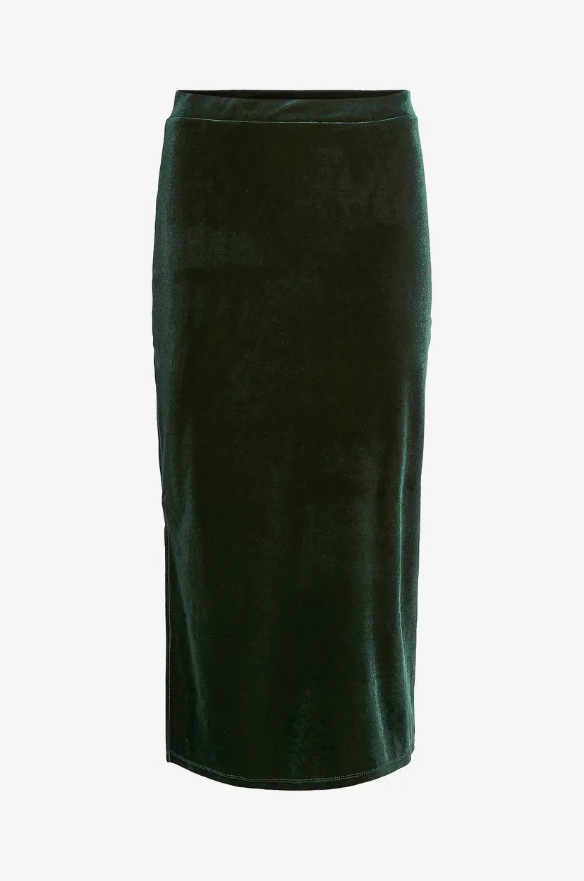 Vila Skjørt viVelma Velour Skirt - Grønn