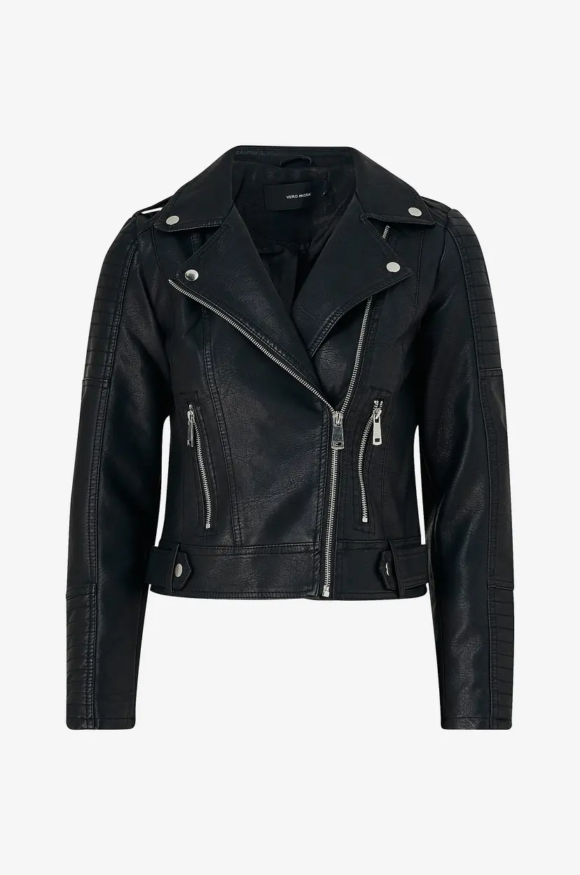 Vero Moda Bikerjakke vmKerriultra Short Coated Jacket - Svart