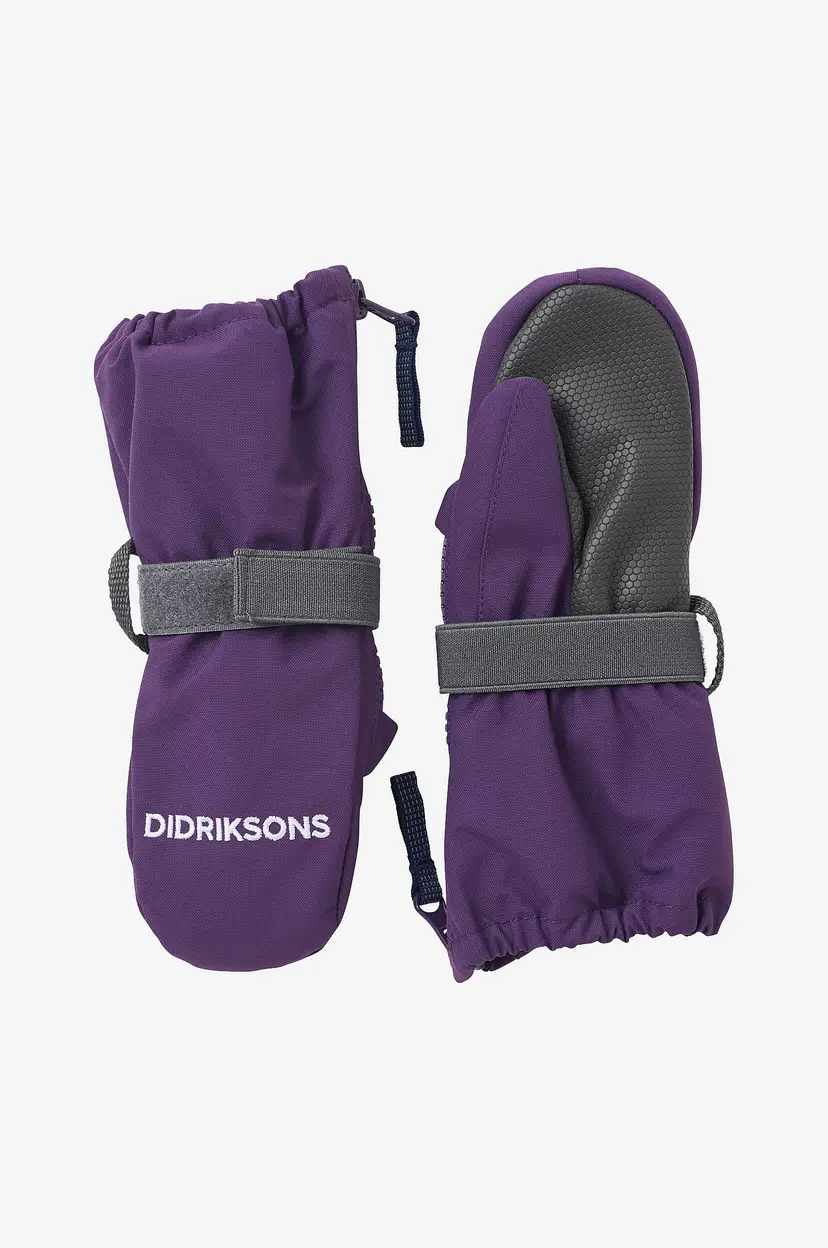 Didriksons Vintervotter Biggles Kids' Zip Mittens - Lilla