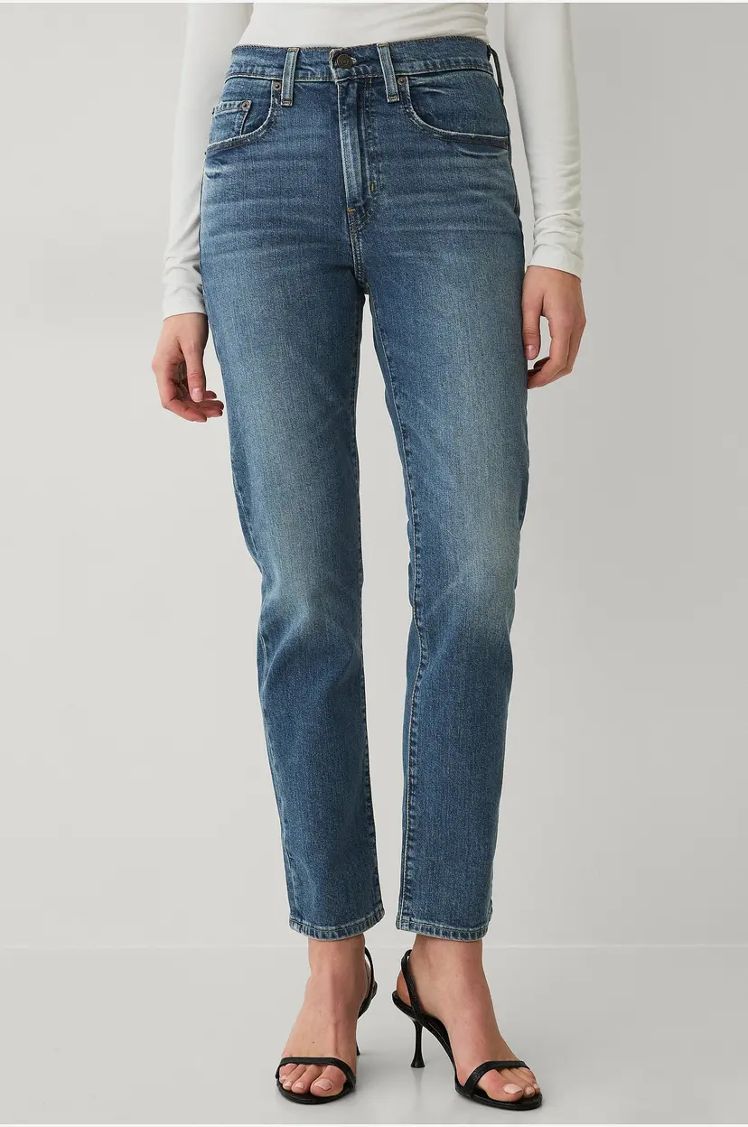 Levi's Jeans 724 High Rise Straight London - Blå