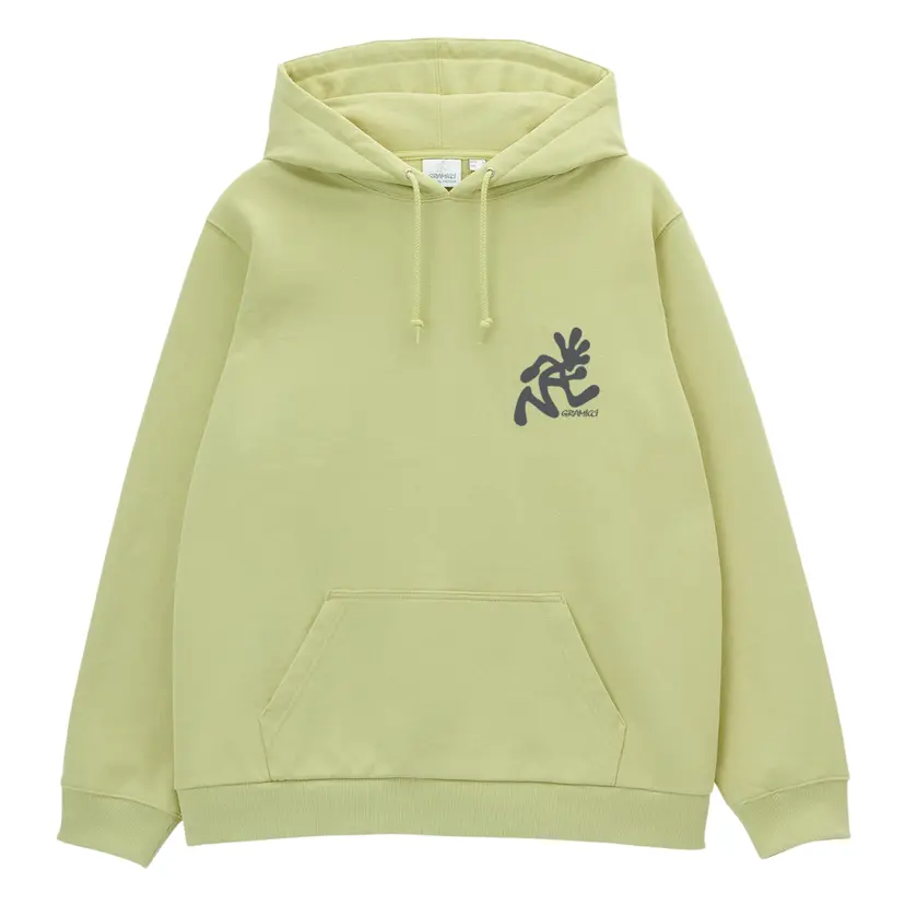 Gramicci Gramicci Running Man Hooded Sweatshirt Lime