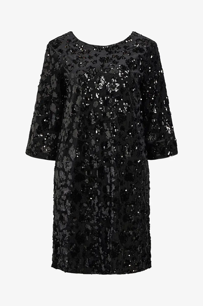 Object Collectors Item Kjole objEmine LO 3/4 Short Dress 135 - Svart