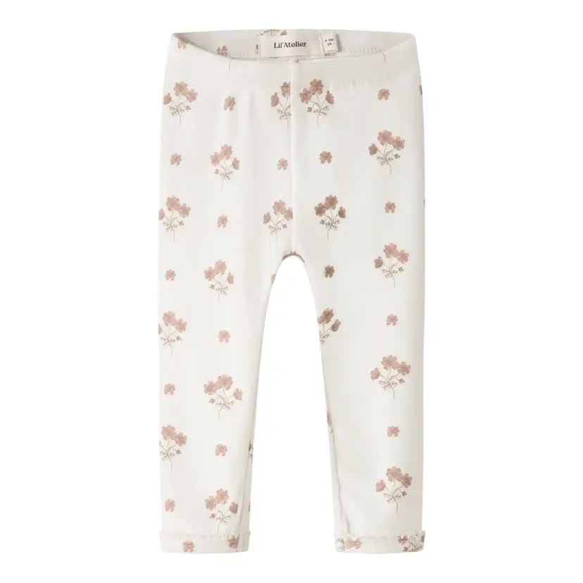 Lil`Atelier Lil'Atelier - Leggings Baby Layo Coconut Milk Flower Pink