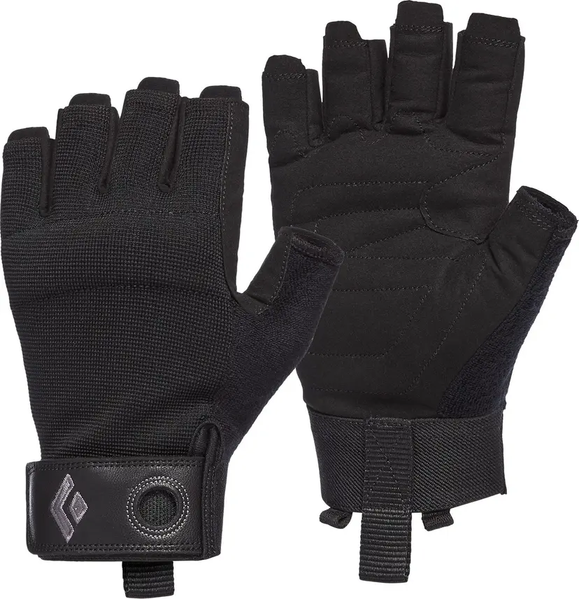 Black Diamond Black Diamond Men's Crag Half-Finger Gloves Black