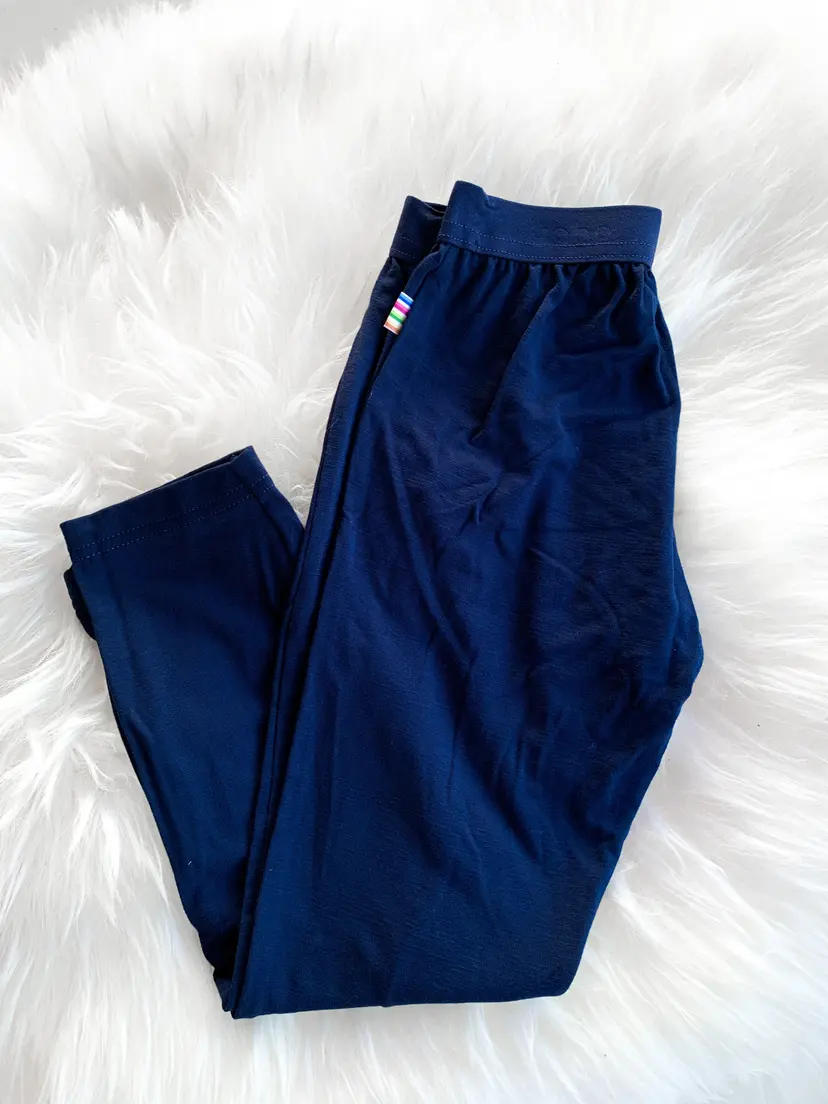 Joha Basic Leggings i Bambusviskose Junior Navy