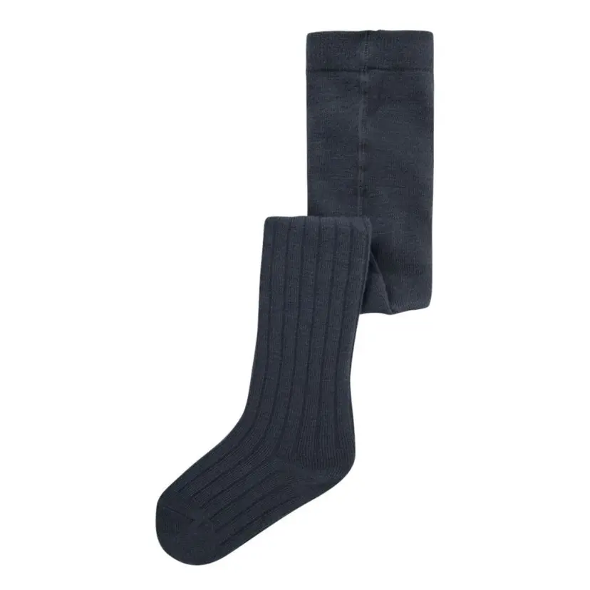 NAME IT Name It - Strømpebukse i Ull Wakma Rib Ombre Blue