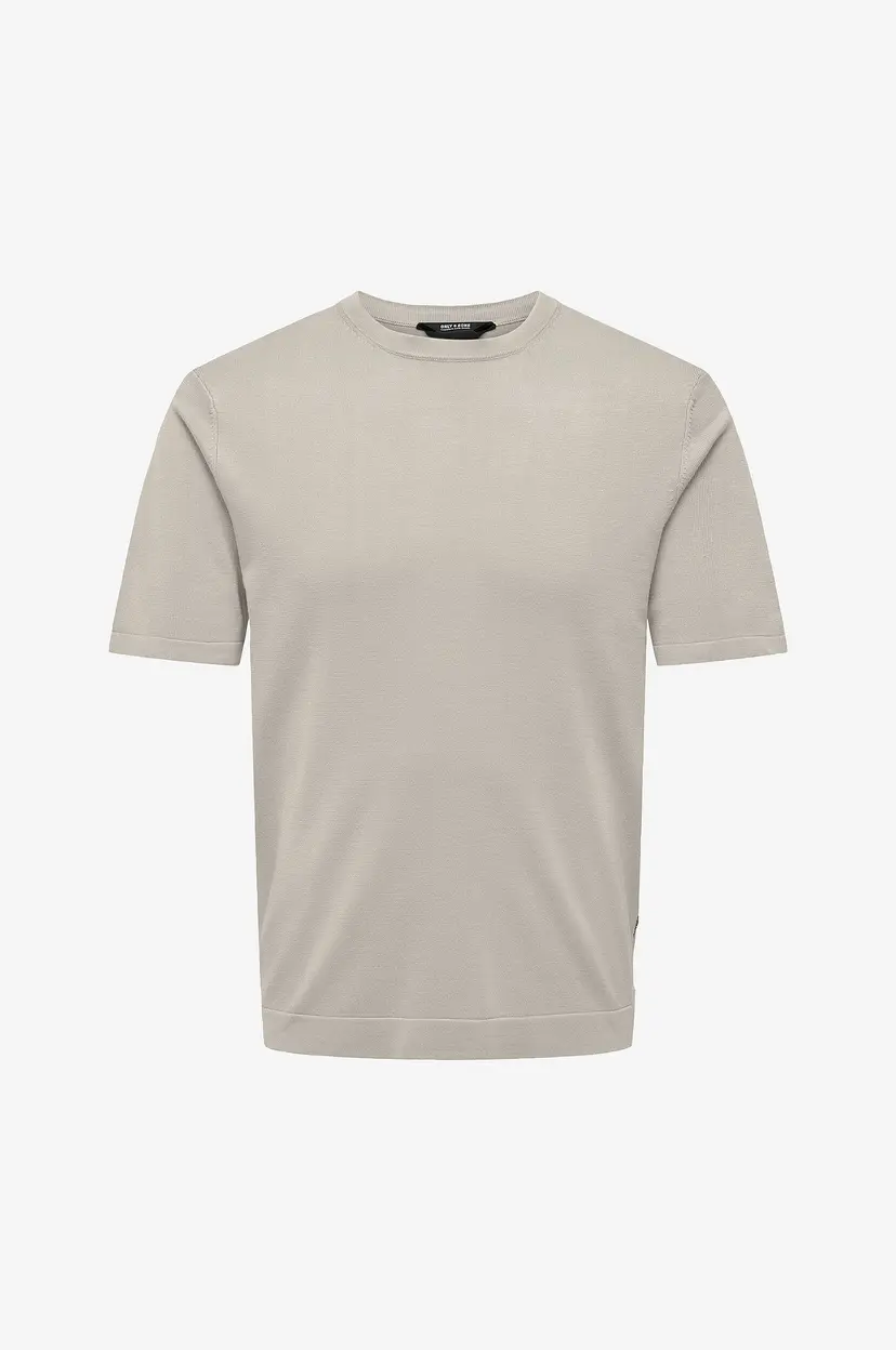 Only & Sons Genser onsWyler Life Reg 14 SS Knit - Grå