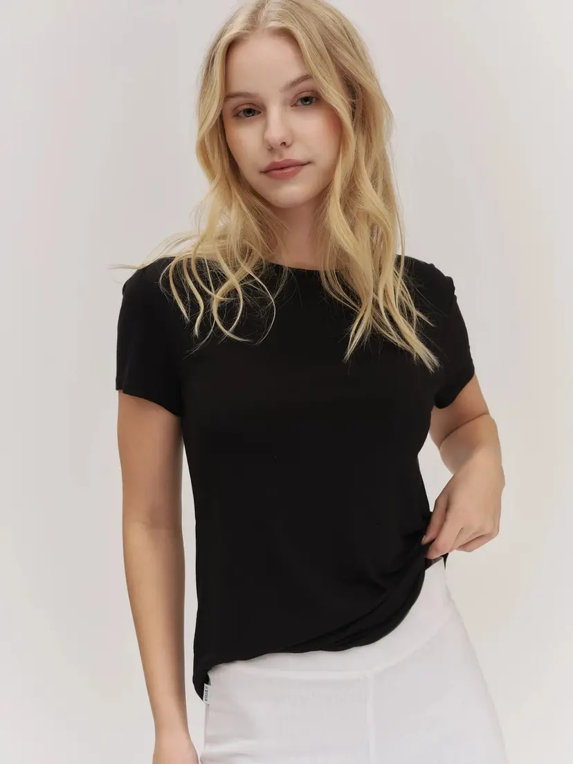 ella&il Kiari Tee Black - XS