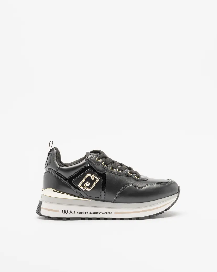Liu Jo Liu Jo Maxi Wonder Black Sneakers