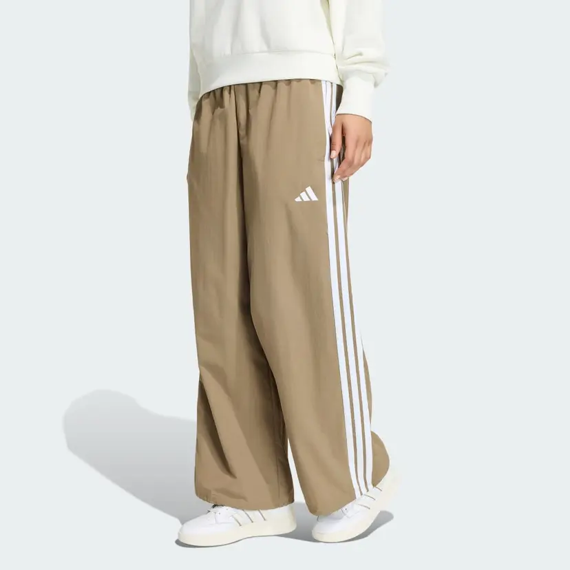 Adidas Iconic Woven Wide Leg with Bunjees Treningsbukse