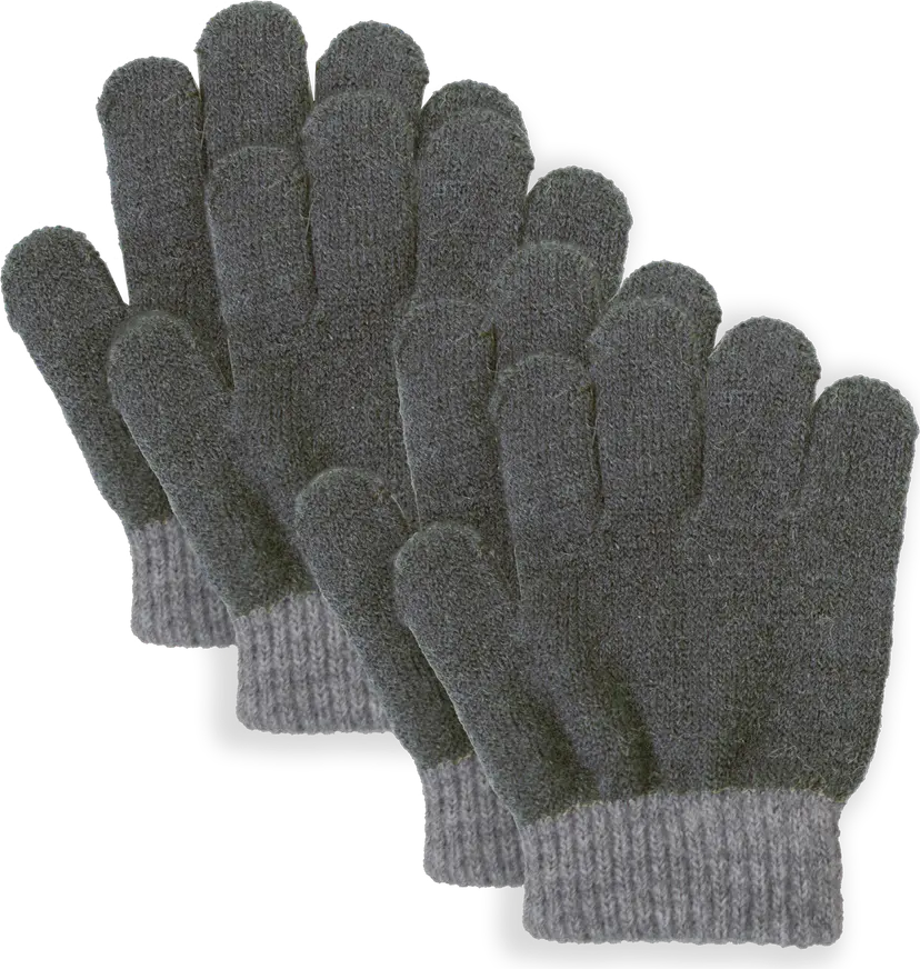 Lindberg Lindberg Kids' Sundsvall Glove 2 Pack Anth/grey