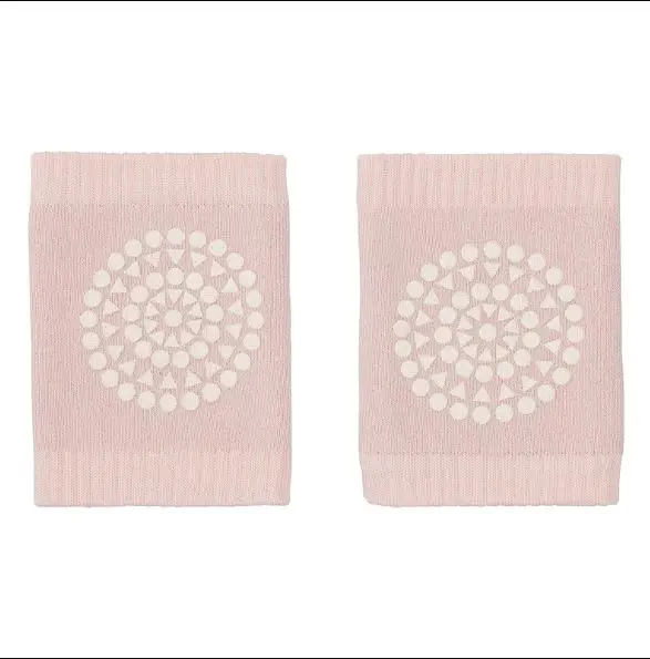 Go Baby Go Antiskli knebeskyttere i bomull Soft Pink