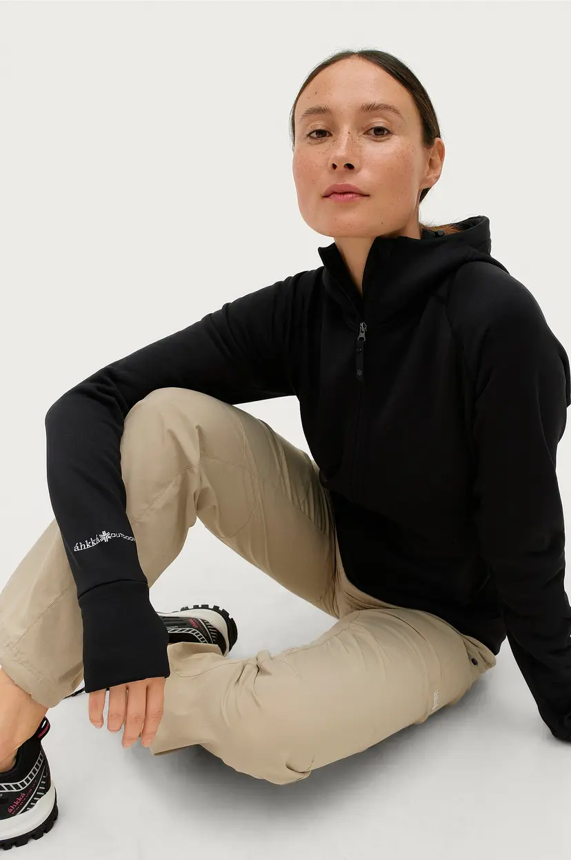Áhkká Turbukse Trekking Pant Stretch W - Beige