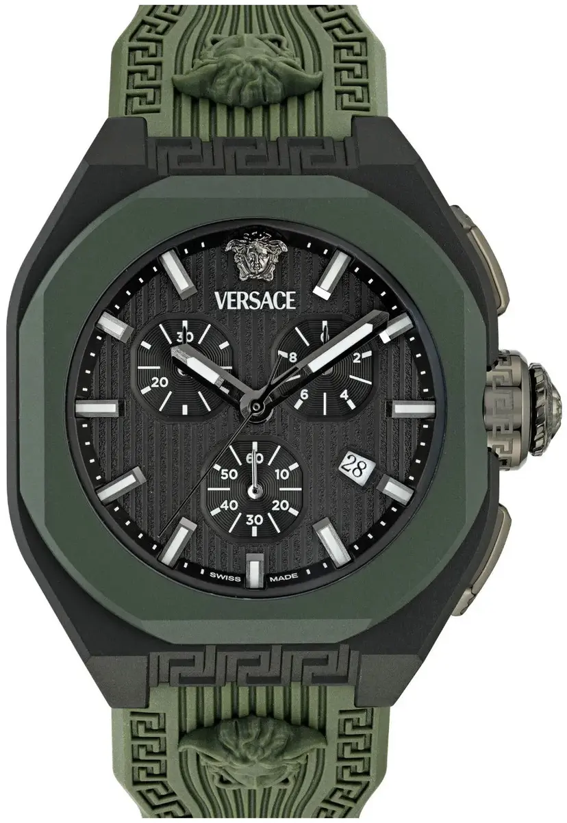 Versace Versace Herreklokke VE9L00324 V Legend Sort/Gummi