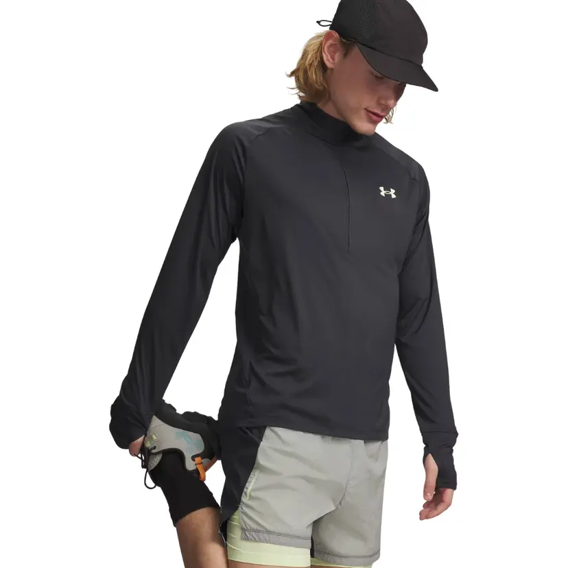Under Armour Under Armour M Explor Trail Run 1/4 Zip Anthracite