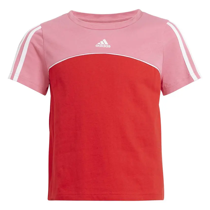 Adidas Adidas Girl Color Block T-skjorte Rosa/Rød (170 / 15-16 år)