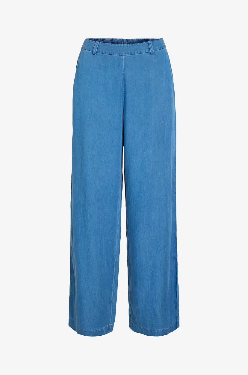 Vila Bukser viBista HW Wide Pants - Blå