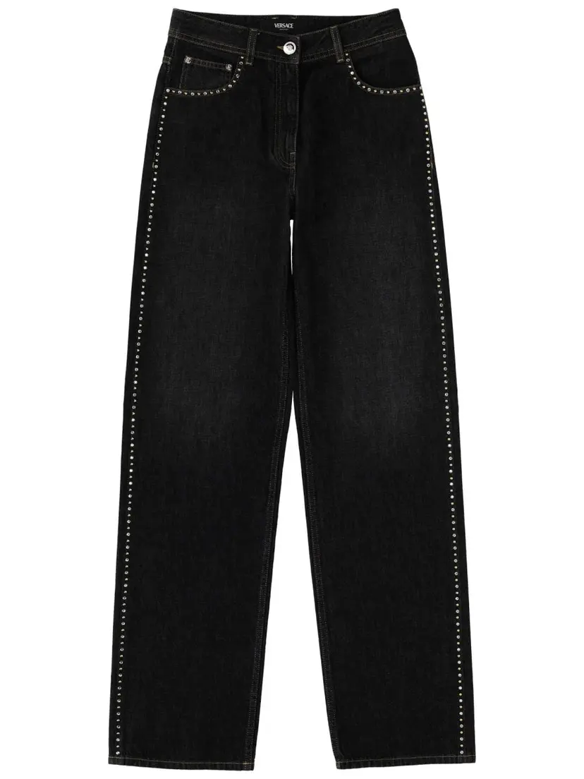 Versace Versace Wide leg – Blå