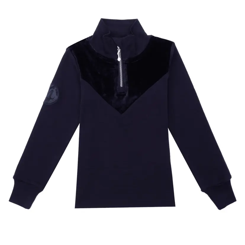 Woolland WoolLand - Genser Sirdal Half-Zip Blue Ink