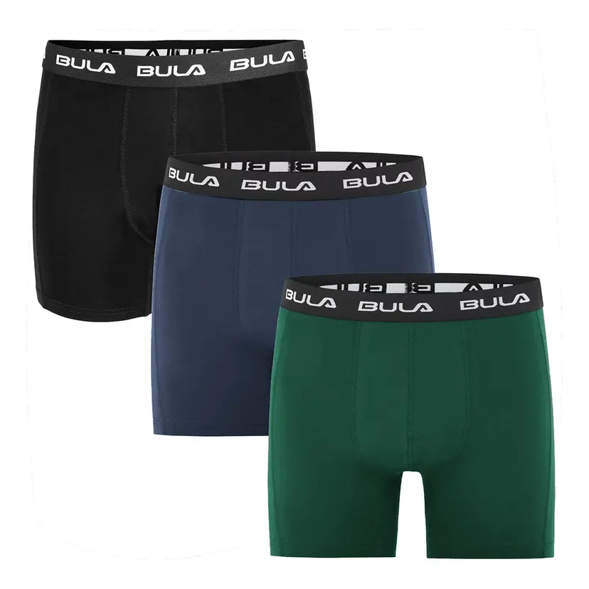 Bula Bula Frame 3Pk Boxers Pine/Black/Navy