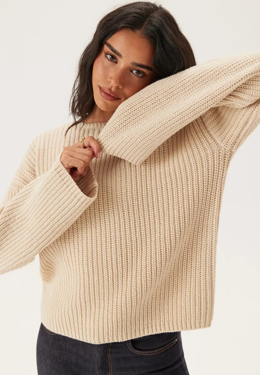 Selected Slfselma Sus Ls Knit O-neck