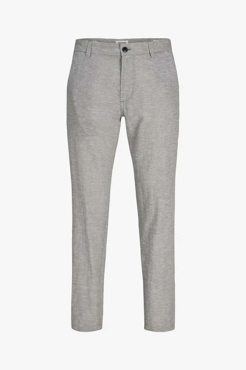 Jack & Jones Bukser jpStace jjSummer Linen Blend Pant S - Grå