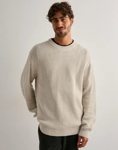 Solid Solid Sdgia Strikkegensere Beige