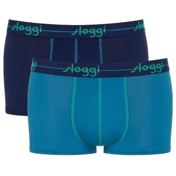 Sloggi Sloggi 2P For Men Start Hip Blå bomull XX-Large Herre