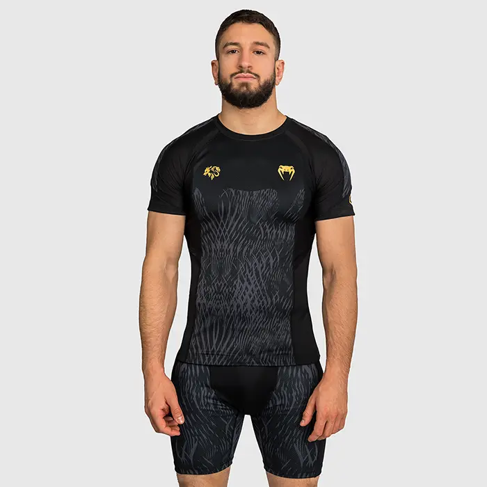 Venum Venum X Chimaev Wild Borz Rashguard Kortermet Svart Grå