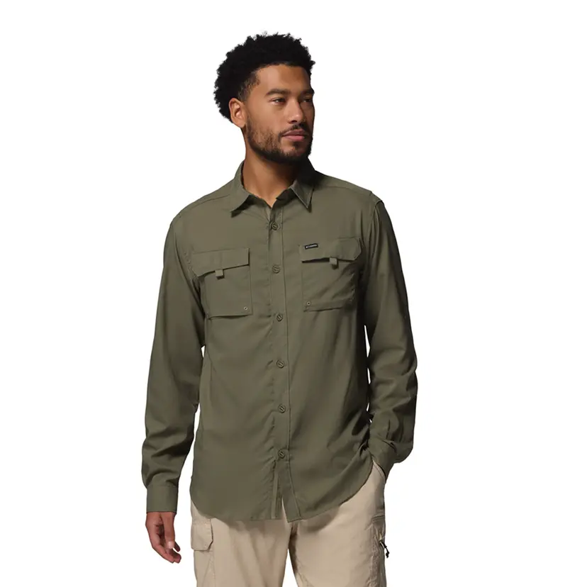 Columbia Columbia Silver Ridge™ Utility Ii Ls Shirt Stone Green