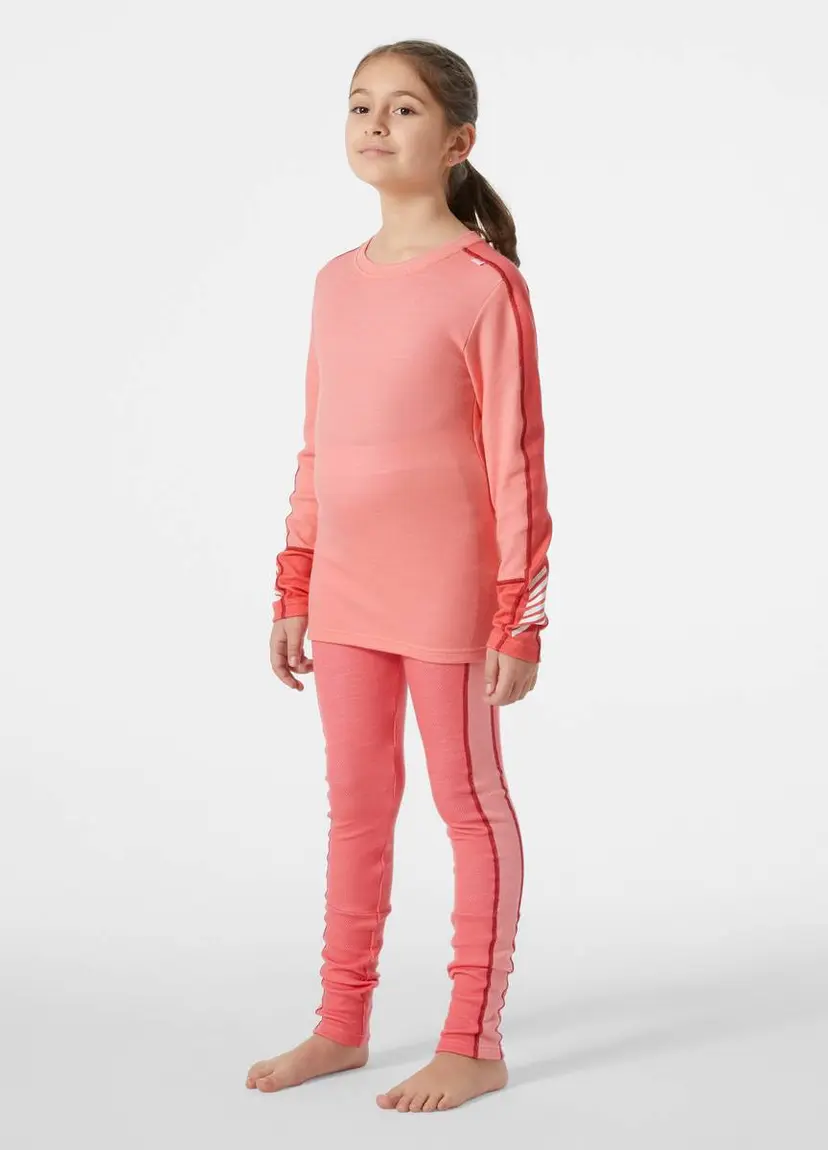 Helly Hansen Helly Hansen Lifa Merino Ullsett Sunset Pink (164 /14 år)