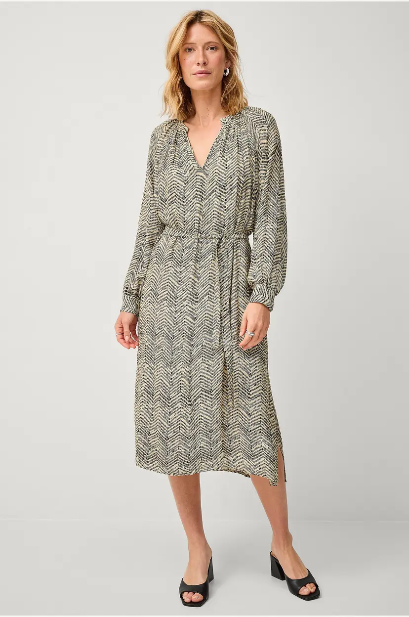 Second Female Kjole Mallow Tunic Dress - Svart