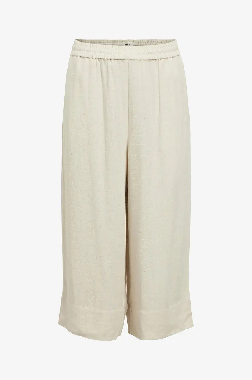 Object Collectors Item Bukser objSanne MW LO Culotte Pant Pant DI - Beige