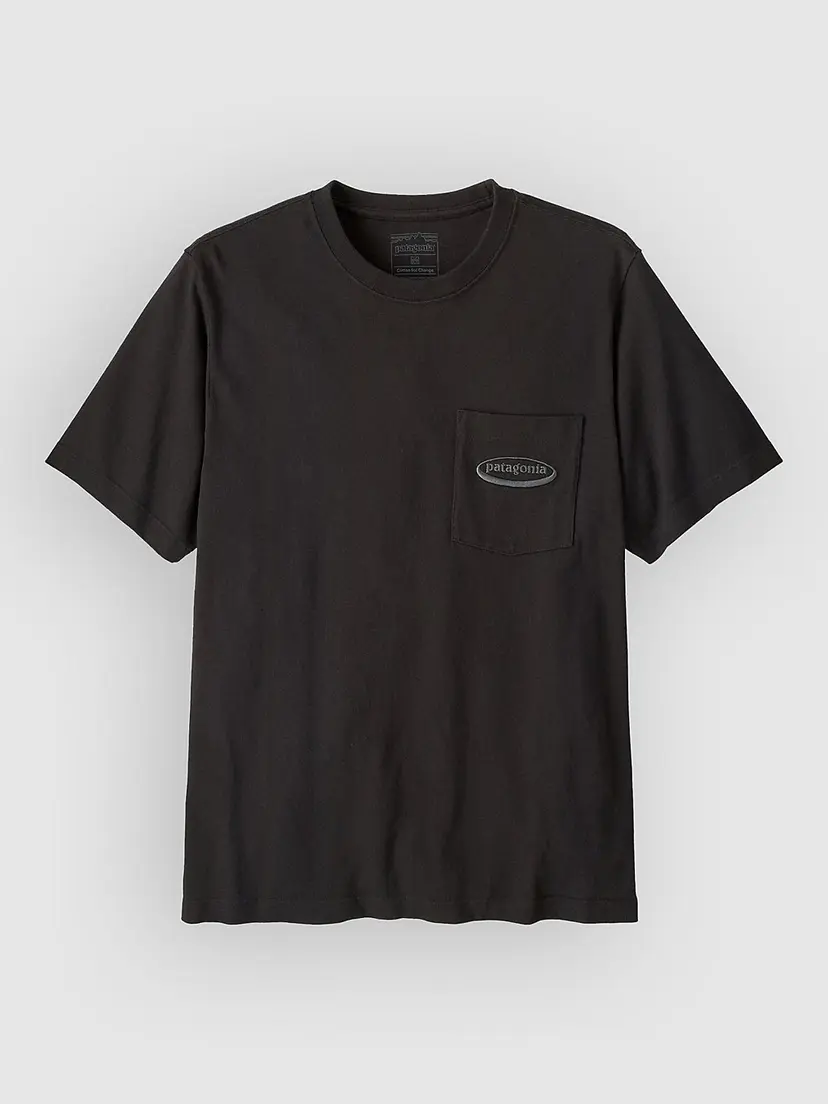 Patagonia Patagonia MW '95 Oval Logo Pocket T-skjorte svart