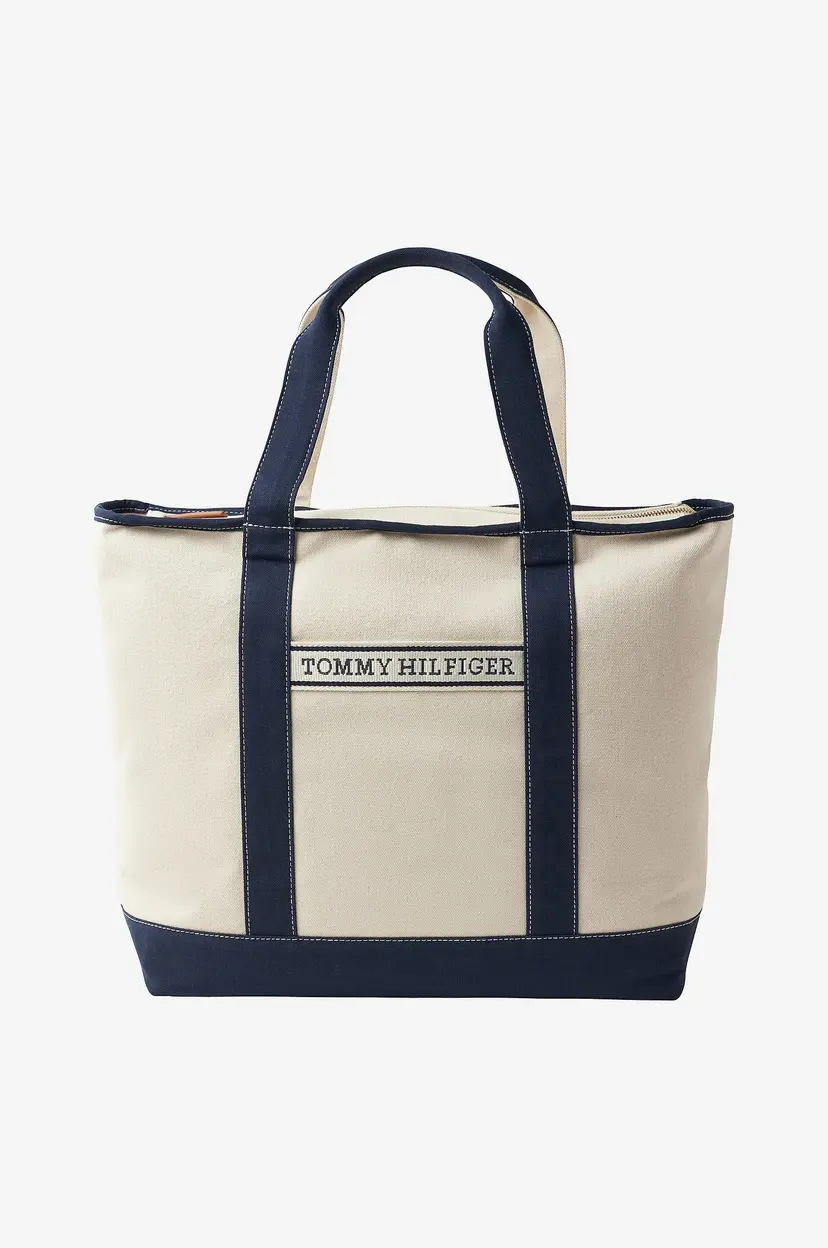 Tommy Hilfiger Vesken TH Summer Canvas Tote - Blå