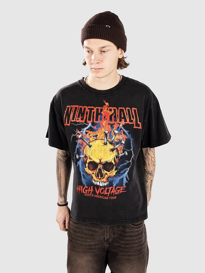 Ninth Hall Ninth Hall Nh Tour Boxy T-skjorte svart