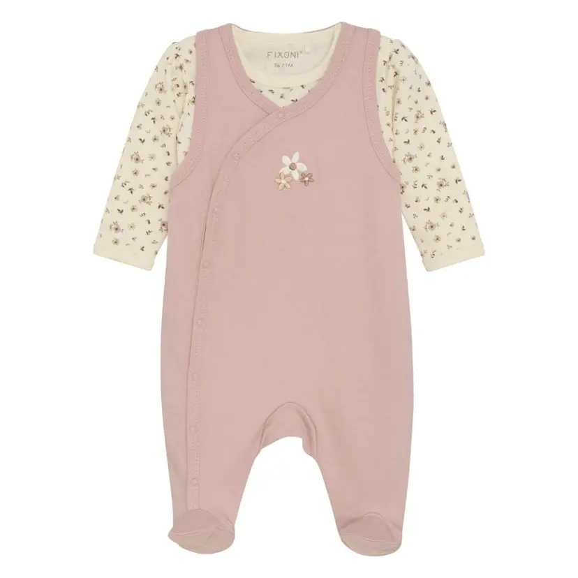 Fixoni Fixoni - Babysett Body og Sparkebukse Shadow Gray