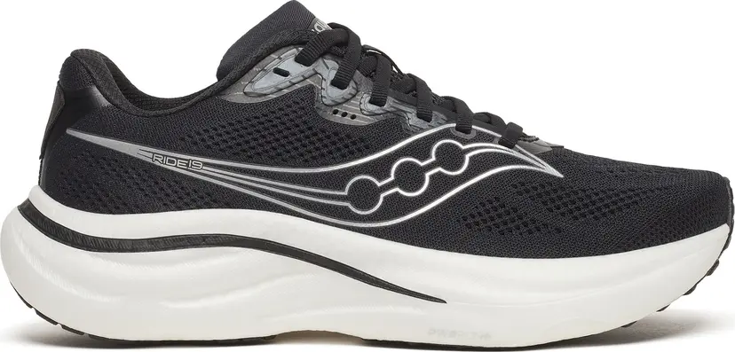 Saucony Saucony Men's Ride 19 Black/Silver