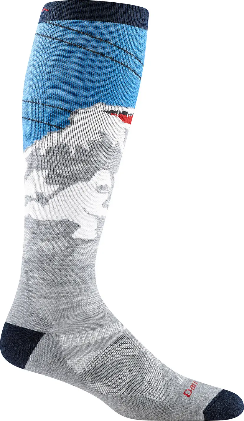 Darn Tough Darn Tough Men's Heady Yeti OTC Midweight With Cushion Gray