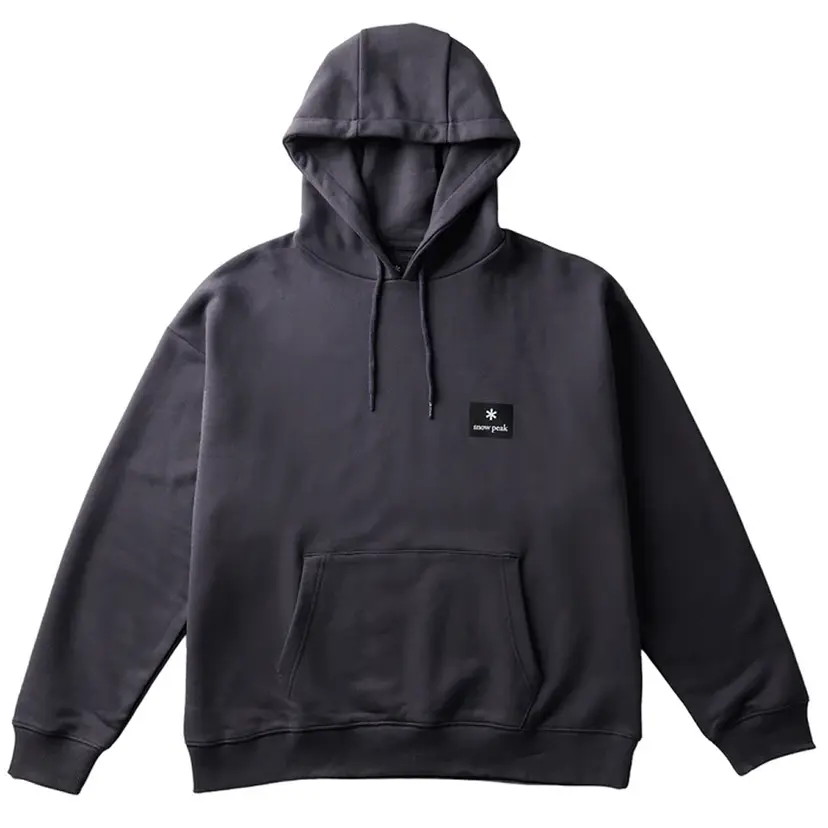 Snow Peak Snow Peak Nsd Square Logo Hoodie Charcoal