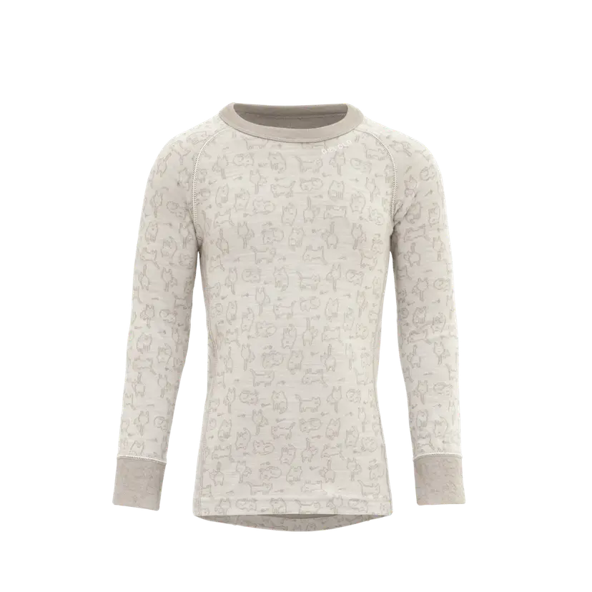Devold Devold - Duo Active Merino Ulltrøye Barn - Size 2 - Hvit
